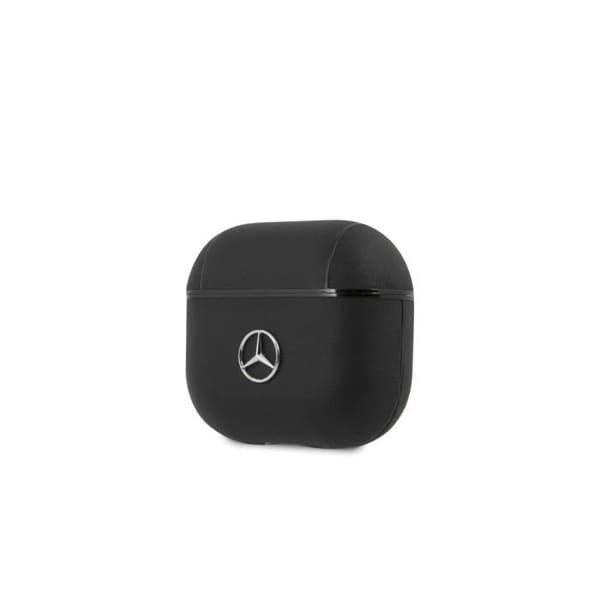 Coque för Airpods 3 i Läder - Mercedes Benz - Stötsäker - Svart