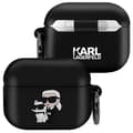 Miniatyrbild 1 av 4: Coque för AirPods Pro - KARL LAGERFELD - Stötsäker Mjuk med Ring - Svart