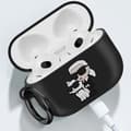 Miniatyrbild 4 av 4: Coque för AirPods Pro 2 - KARL LAGERFELD - Stöttålig Mjuk med Ring - Svart