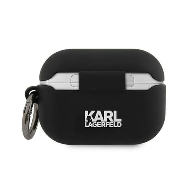 Coque för AirPods Pro - Karl Lagerfeld - Silikon - Svart - Hållbar - Perfekt passform