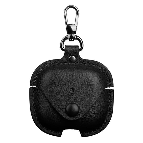 SKALO AirPods 4 PU-Läder Fodral - Svart
