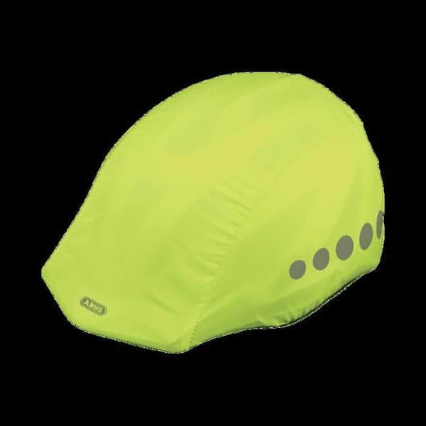 Regnskydd - Abus - Cykelhjälm - Fluorescerande gul - Syntet - Regn- och vindskydd