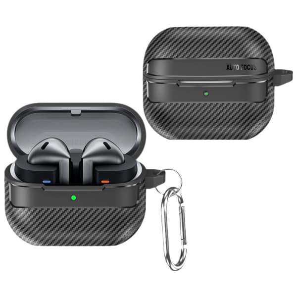 INF Beskyttelsesdeksel i karbonfiber til Samsung Galaxy Buds3/3pro
