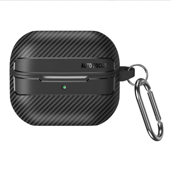 INF Beskyttelsesdeksel i karbonfiber til Samsung Galaxy Buds3/3pro Sort