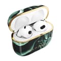 Miniatyrbild 1 av 4: Fodral för AirPods 3 - IDEAL OF SWEDEN - Golden Olive Marble - Premium Protection - Mörkgrön