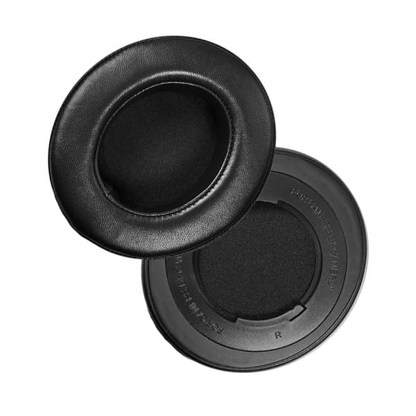 INF Ersättnings öronkuddar för Razer ManO'War 7.1 - Svart fårskinn (Singel)