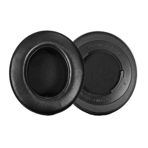 INF Ersättnings öronkuddar för Razer ManO'War 7.1 - Svart fårskinn (Singel)