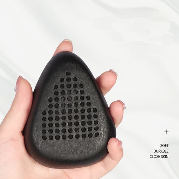 INF Ersättnings öronkuddar till Razer MEKA D.Va hörlurar - svart proteinläder