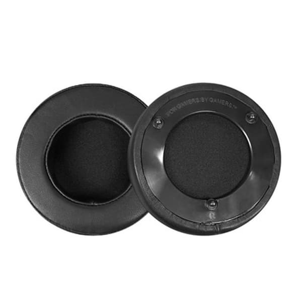INF Erstatningsøreputer for Razer ManO'War 7.1 - Svart saueskinn (enkelt)