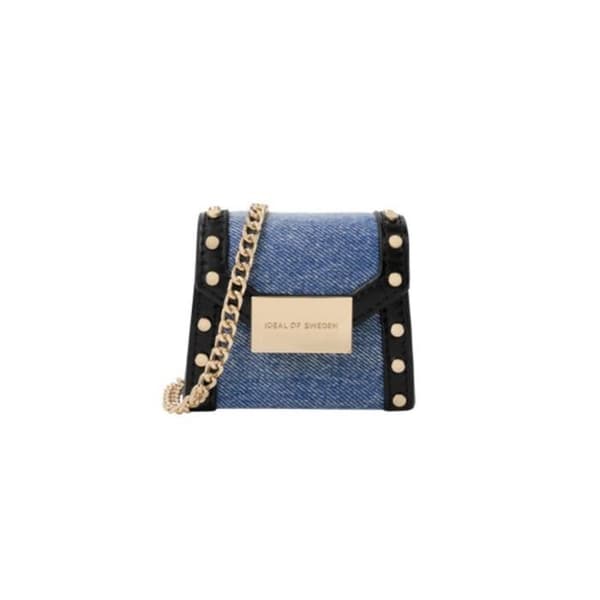 Etui för AirPods - IDEAL OF SWEDEN - Paloma Reworked Denim - Blå - Kompakt - Trådlös