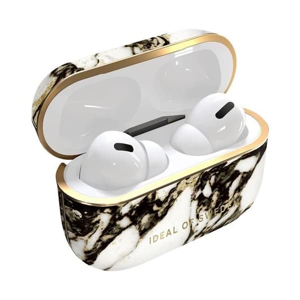 iDeal of Sweden Elegant Calacatta Golden Marble AirPods Pro 2 Fodral Guld