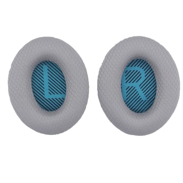 INF Vaihtokuulokkeet Bose QC35-, QC25- ja QC15-kuulokkeille Harmaa+sininen