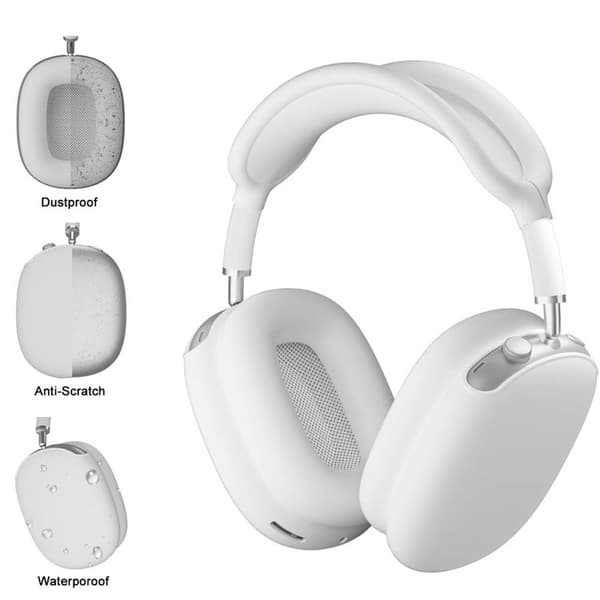 Silikoncover til Apple AirPods Max hovedtelefoner - White