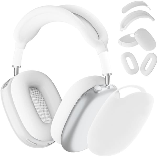 Silikonikuori Apple AirPods Max kuulokkeisiin - Clear