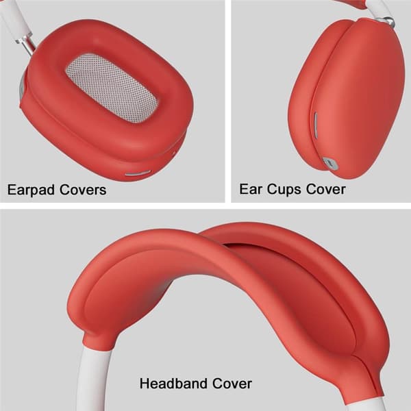 Silikonfodral för Apple AirPods Max hörlurar - Red