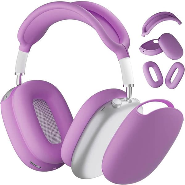 Silikoncover til Apple AirPods Max hovedtelefoner - Purple