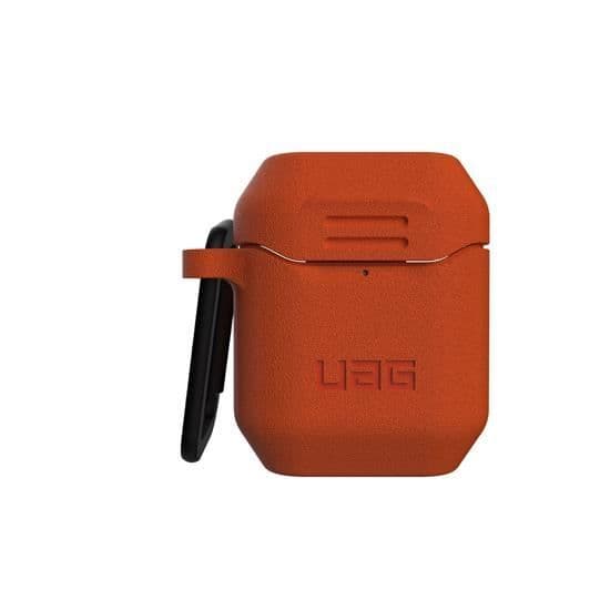 Coque AirPods - UAG - Silikon - Orange - Gen 1 &amp; 2 - Optimal skydd