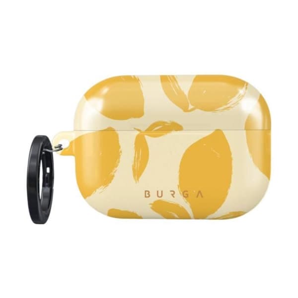 Fodral till AirPods Pro 2 Anti-Scratch Model Lemon Tart Burga Yellow
