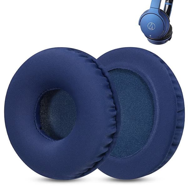 INF Udskiftningspuder til Sony WH-CH500/CH510 Hovedtelefoner - Isilkestof (7CM)