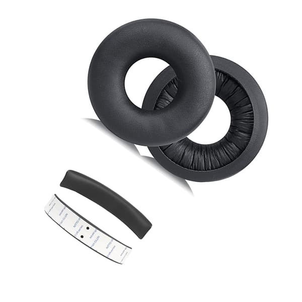 INF Vaihtokuulokkeet Sony WH-CH520 -kuulokkeille - Proteiininahkaa