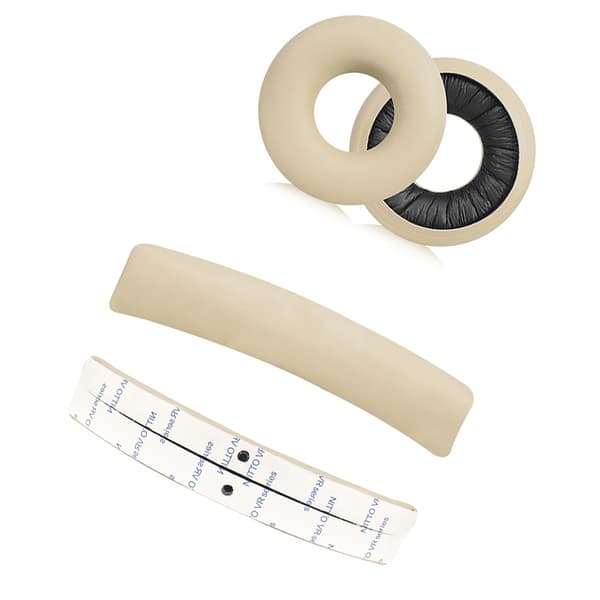 INF Vaihtokuulokkeet Sony WH-CH520 -kuulokkeille - Proteiininahkaa