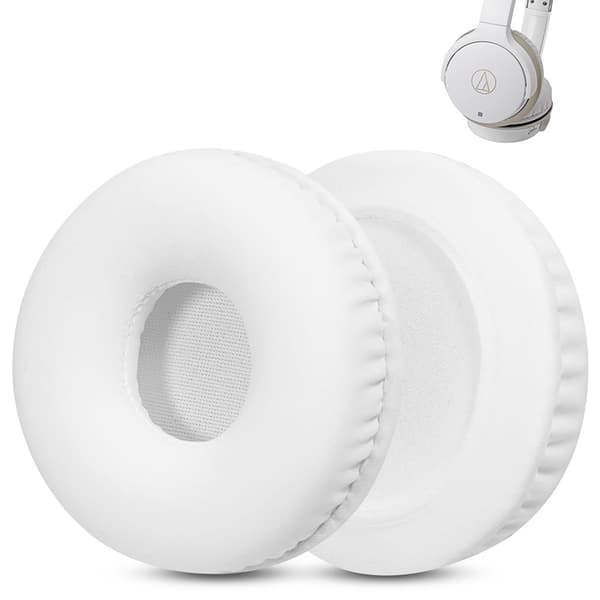 INF Vaihtokuulokkeet Sony WH-CH520 -kuulokkeille - Jääsilkki kangasta (7CM)