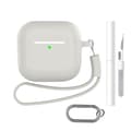 Pikkukuva 4 / 4: INF AirPods-kotelo avaimenperällä ja lisävarusteilla AirPods 1/2