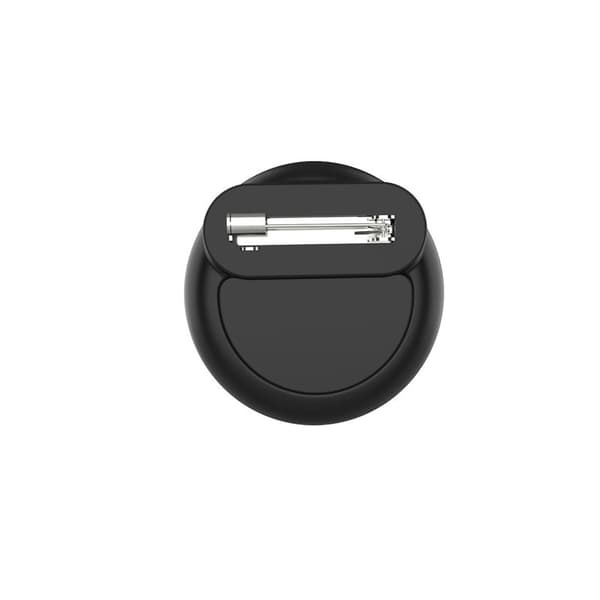 INF Silikone Airtag-etui med nøglering Sort