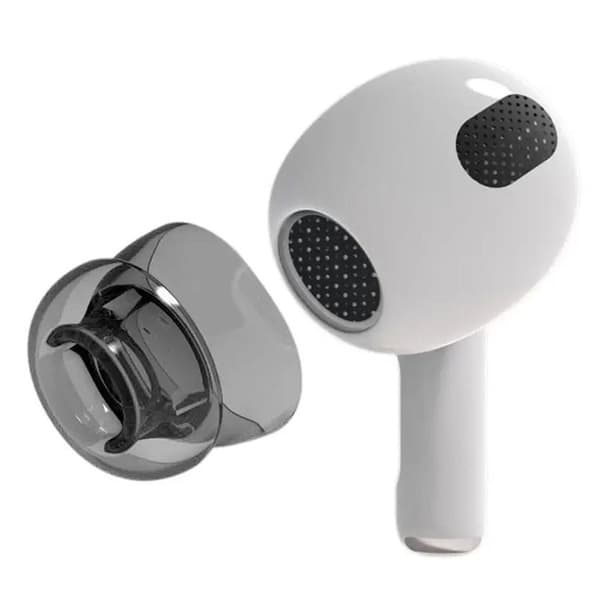 1-par TPE øreputer Apple AirPods (Gen4) - M - Svart