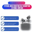 Pikkukuva 3 / 3: 1-pari TPE Korvatyynyt Apple AirPods (Gen3) - M - Musta
