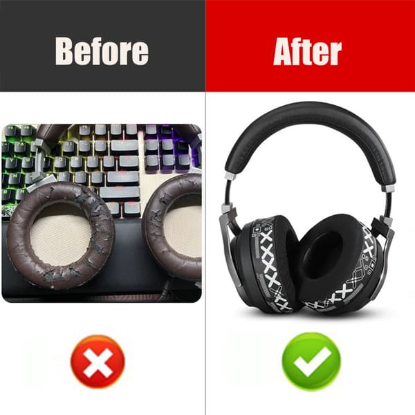INF Kylöronkuddar i tyg för Corsair Virtuoso RGB WIRELESS SE