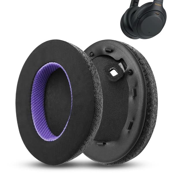 INF Vaihtokuulokkeet Sony WH-1000XM4 -kuulokkeille - musta/violetti