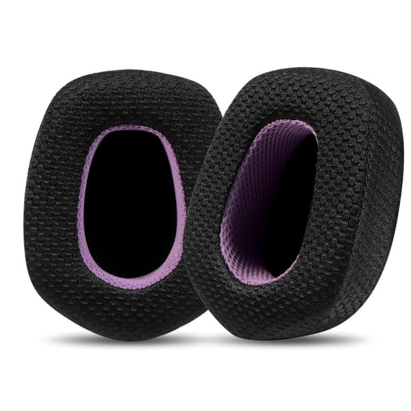 INF Vaihtokuulokkeet Logitech G733 -kuulokkeille - musta/violetti verkko