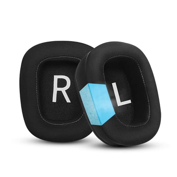 INF Utskiftbare øreputer for Logitech G633 G933 hodetelefoner - Svart (LR) [Kjølegel]
