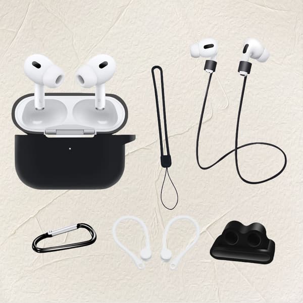 INF Kuuden osan Airpods Pro 2 -lisävarustesarja