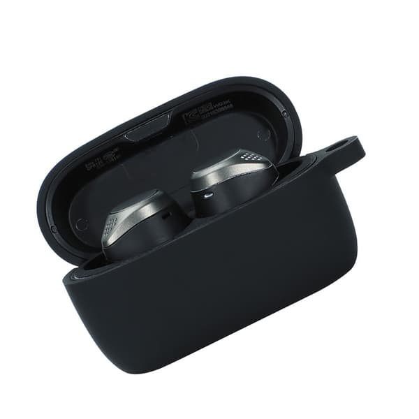 INF Beskyttende Jabra Elite 75T Etui med Nøglering - Blødt Støtdæmpende Cover