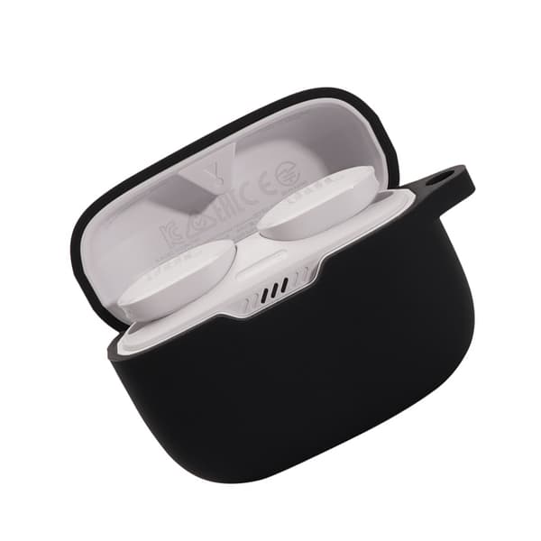 INF Beskyttende etui til JBL T130NC TWS-ørepropper med karabinkrok