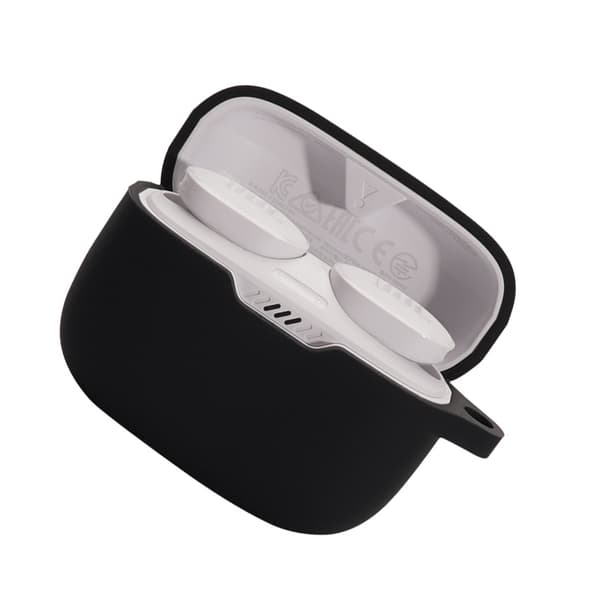 INF Beskyttende etui til JBL T130NC TWS-ørepropper med karabinkrok