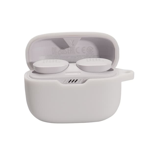 INF Beskyttende etui til JBL T230NC TWS-øretelefoner Hvid