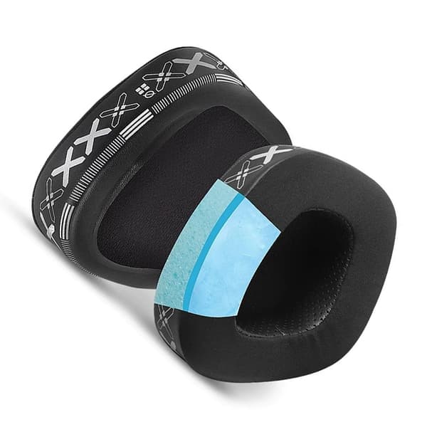 INF Kylande ersättningsöronkuddar för Corsair VOID PRO ELITE-hörlurar (svart, 2-pack)