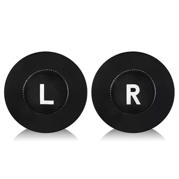 INF Kjølende øreputer med gel - 95 mm runde erstatningsøreputer (2-pakning)