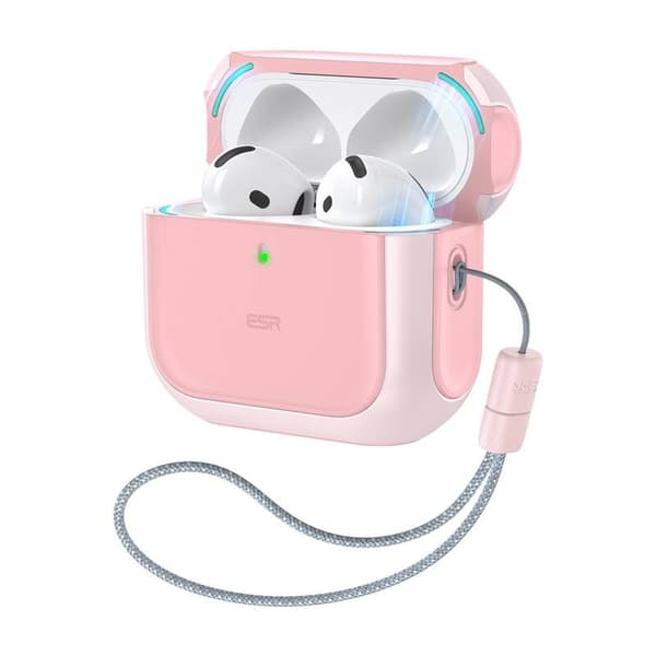 AirPods 4 Orbit Hybrid-fodral (rosa)