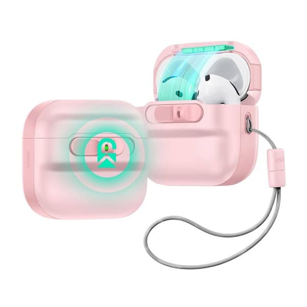 ESR Pulse skyddsfodral för AirPods 4 hörlurar (rosa)