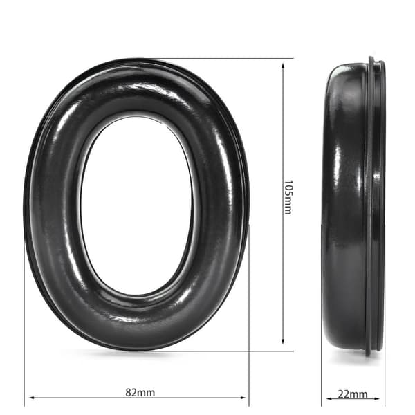 INF 2-Pack Ear Pads Cushions - TPU Foam Ear Cups for Sordin Supreme PRO/PRO X