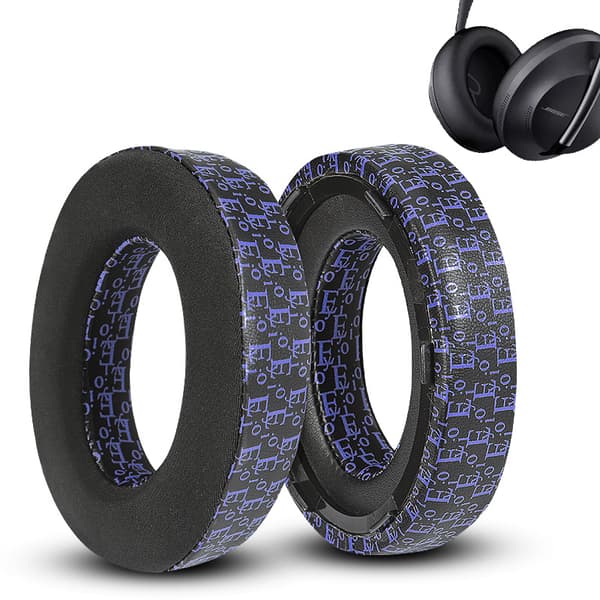 INF Hengittävät korvatyynyt Bose NC700 -kuulokkeille Musta + violetti