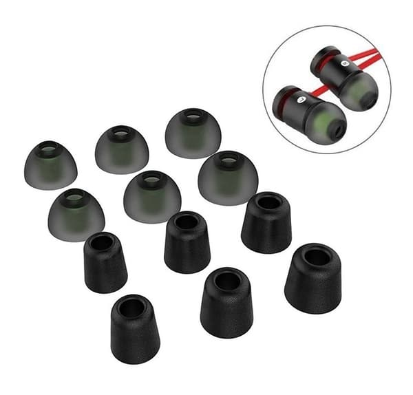 Ørepropper / Tips for Earbuds - Silikon / Memory foam – 6 par