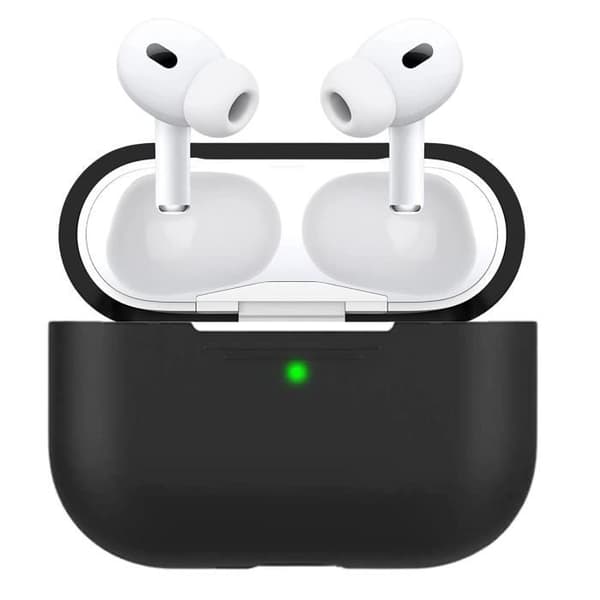 Siliconfodral Svart Kompatibel med Airpods PRO 2 - Anti-repning Anti-stöt Anti-damm Phonillico®