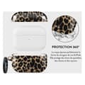 Miniatyrbild 3 av 4: Skyddsfodral för AirPods 2 Anti-repor Modell Player Burga Leopard