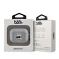 Miniatyrbild 3 av 3: Étui för AirPods Pro Monogram med Karl Head Prägling Karl Lagerfeld Silver