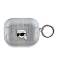 Miniatyrbild 1 av 3: Étui för AirPods Pro Monogram med Karl Head Prägling Karl Lagerfeld Silver